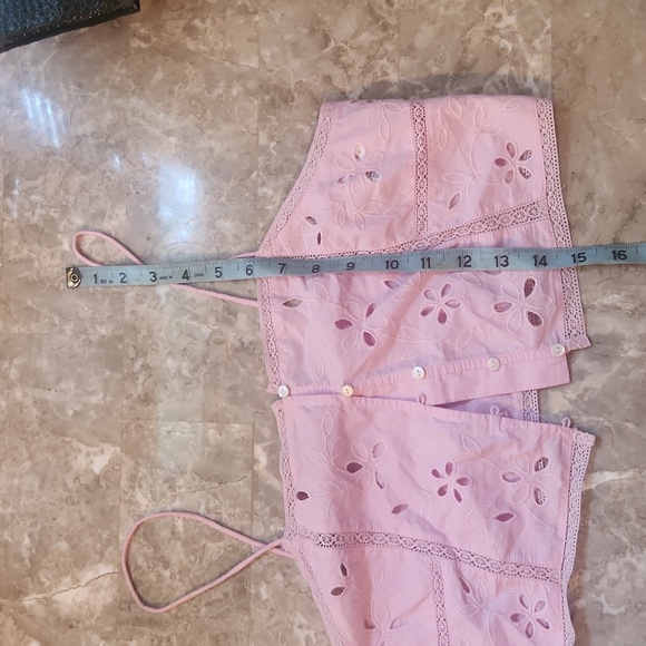 ZARA PINK CROPPED TOP - Picture 6 of 9